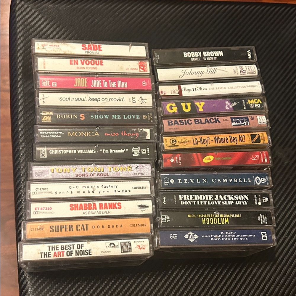 VTG Lot of 22 Classic R&B Soul Reggae Pop Cassette Tapes 80’s 90’s